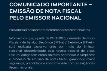 Atenção as mudanças na Emissão de Notas Fiscais!