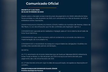 Prazo de pagamento do ISSQN foi excepcionalmente alterado