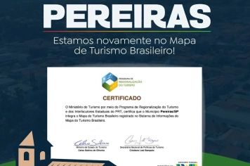 Estamos novamente no Mapa de Turismo Brasileiro!