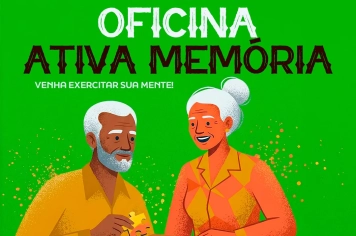 CRAS de Pereiras realiza Oficina Ativa Memória para pessoas com 50 anos ou mais