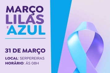 Ação reúne idosos para orientações sobre prevenção em campanha Março Lilás e Azul