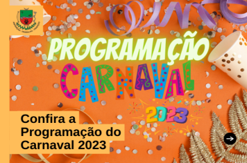 Programação do Carnaval 2023