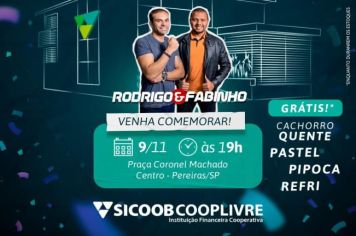 Sicoob Cooplivre chega a cidade de Pereiras!