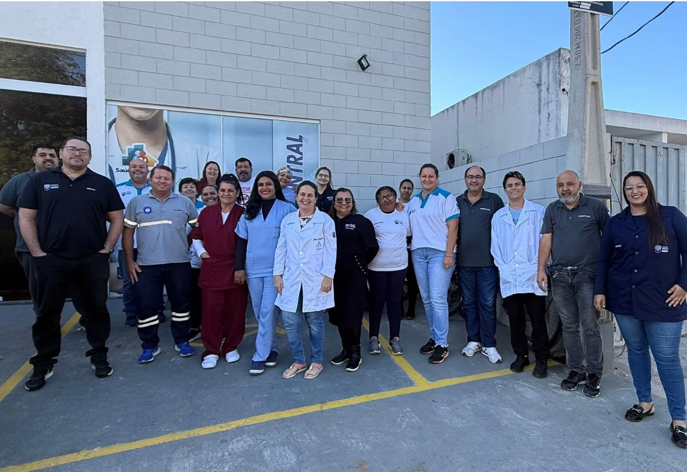 Equipe de Saúde recebe novos uniformes