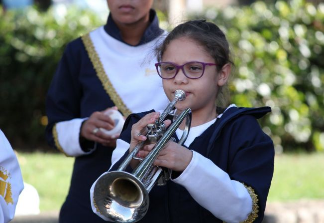 II Encontro Regional de Bandas reúne 200 músicos na Praça Central de nossa Cidade
