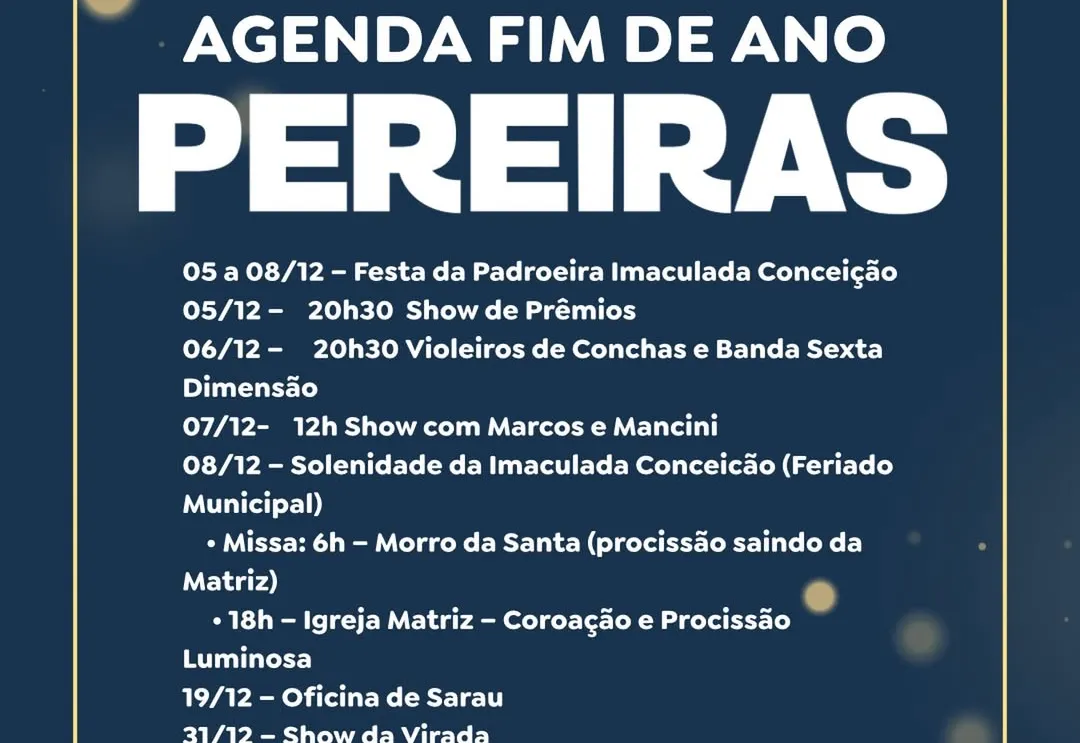 Fim de Ano em Pereiras!