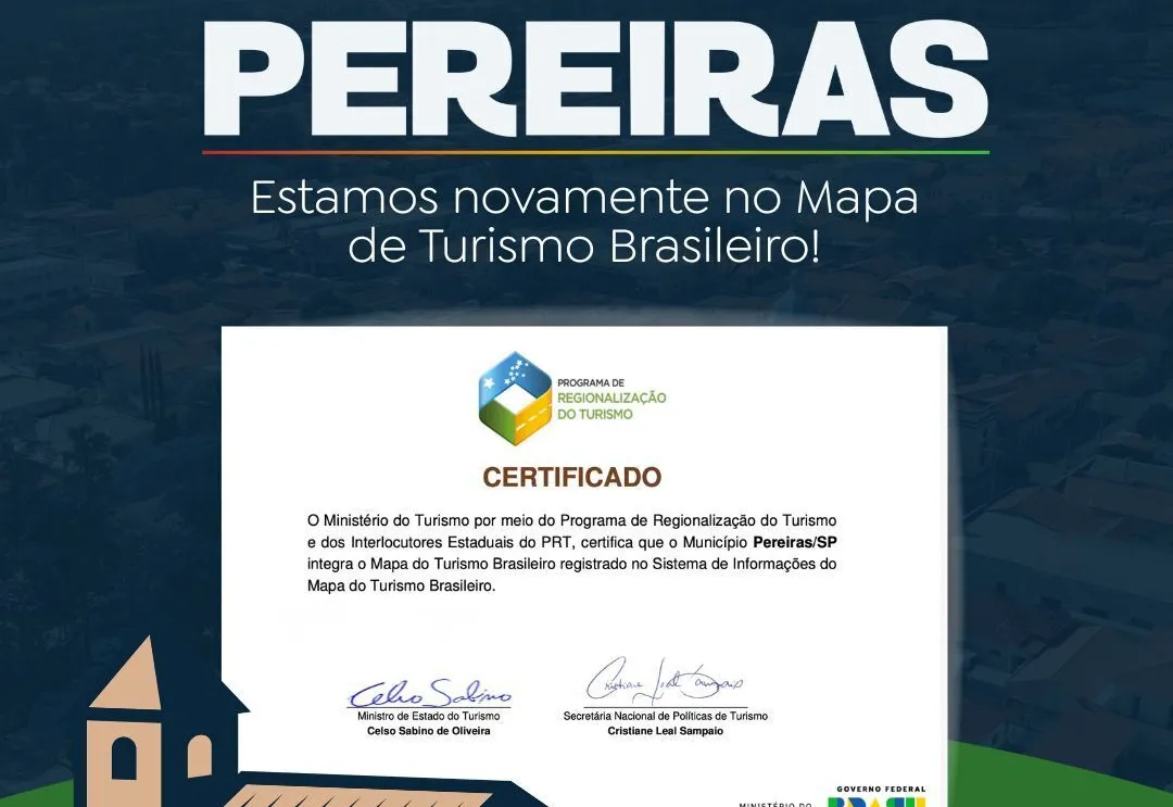 Estamos novamente no Mapa de Turismo Brasileiro!