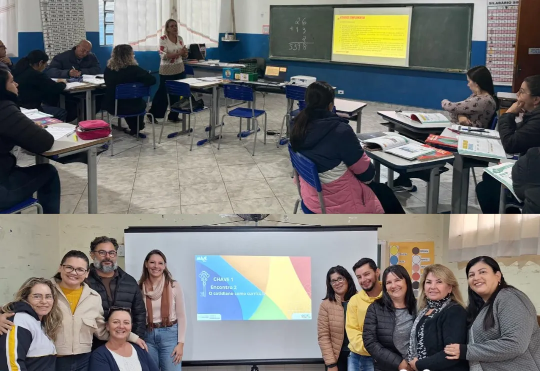 Professores da rede municipal participam de formações do programa Alfabetiza Juntos
