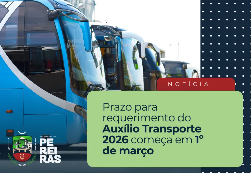 Prazo para requerimento do Auxílio Transporte 2026 começa em 1º de março