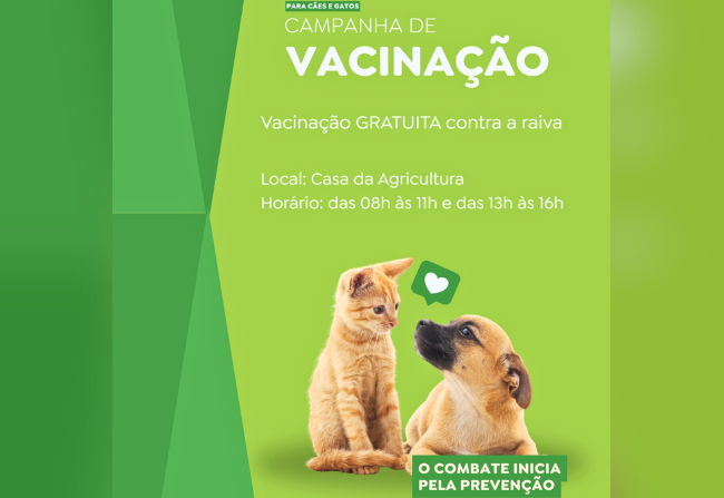 CAMPANHA DE VACINAÇÃO ANTIRRÁBICA