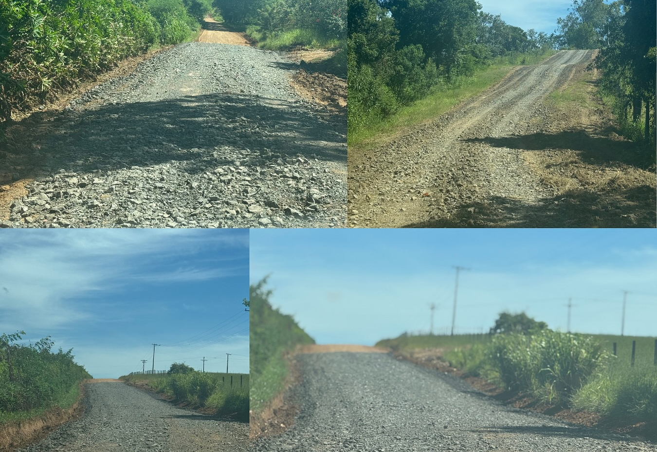 Manutenções das estradas rurais