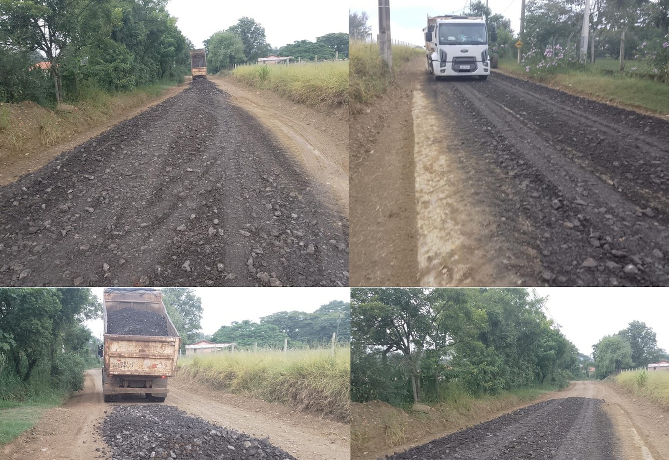 Manutenção na Vicinal Pereiras/Laranjal Paulista